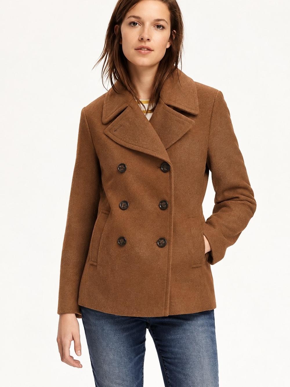 Classic Women's Peacoat | Size Medium